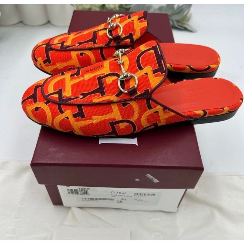 Women's Gucci horse bit Princetown mules size 36.5 made in Italy - Picture 4 of 16